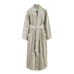 Roupao-Karsten-Atoalhado-Unissex-Puro-Algodao-Bege-Grande
