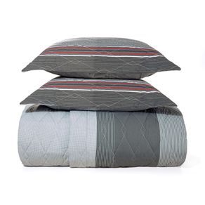 Cobre-Leito-King-Karsten-com-2-Porta-Travesseiros-180-Fios-Percal-Levi