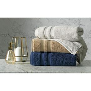 Toalha-de-Banho-Karsten-Fio-Soft-Pent-100--Algodao-Unika-Marinho