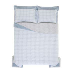 Cobre-Leito-Solteiro-Karsten-com-1-Porta-Travesseiros-180-Fios-Percal-Nodari