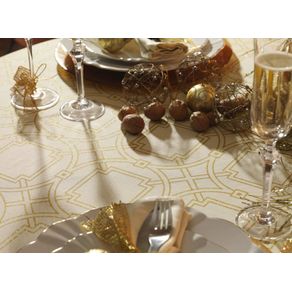 Toalha-de-mesa-de-Natal-Retangular-Karsten-8-lugares-Esplendor-de-Natal