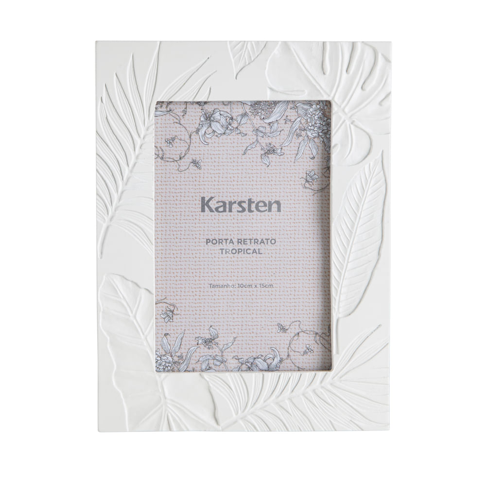 Porta-Retrato-Karsten-Tropical-Branco-15-x-20cm