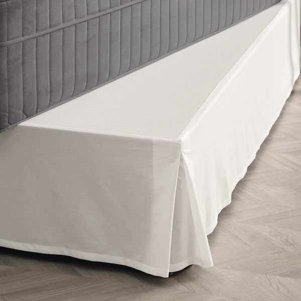 Saia para Cama Box King Karsten Dara Branco