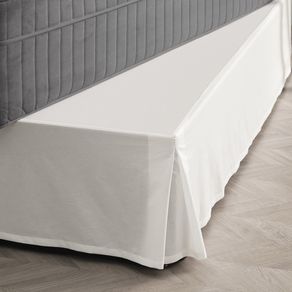 Saia para Cama Box King Karsten Dara Branco