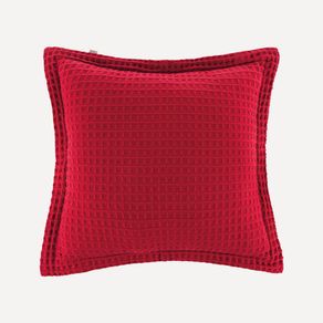 Almofada Decorativa Quadrada 100% Algodão Denver Vermelho