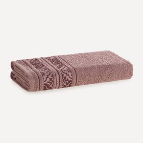 Toalha de Rosto Fio Cardado Braga Rosa Vintage