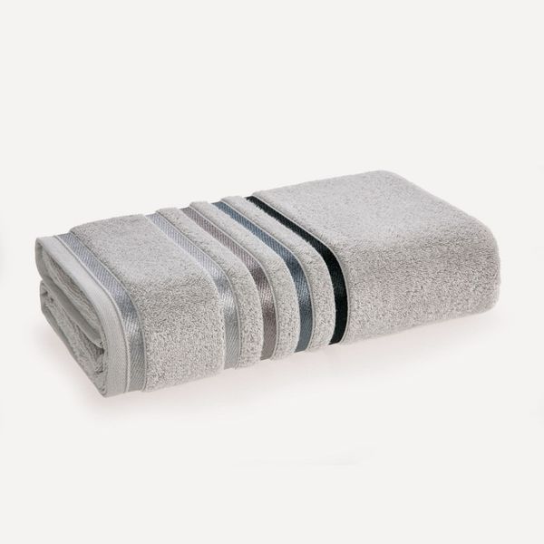 Toalha Banhão Karsten Fio Penteado Lumina Mineral/ Cinza