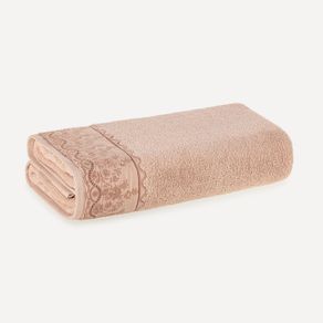 Toalha de Banho Fio Penteado 100% Algodão Antônia Aura/Rosé