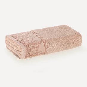 Toalha de Rosto Fio Penteado 100% Algodão Antônia Aura/Rosé