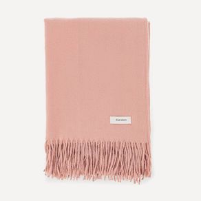 Manta Decorativa Karsten Luma Rosé