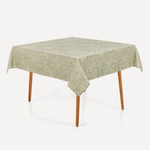 Toalha de Mesa Quadrada 8 Lugares Sempre Limpa Aurora Alecrim