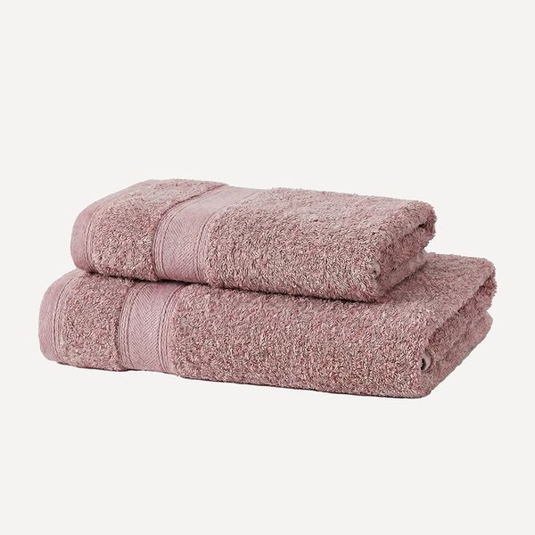 Kit Banho e Rosto 100% algodão Linea Rosa Vintage