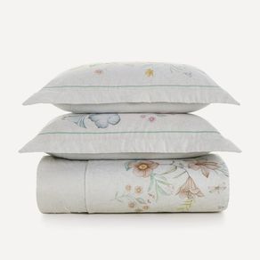 Colcha Casal com 2 Porta-travesseiros 300 Fios Mistral