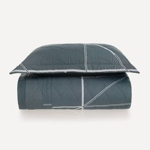 Colcha Solteiro com Porta-travesseiro 100% Algodão Arthur
