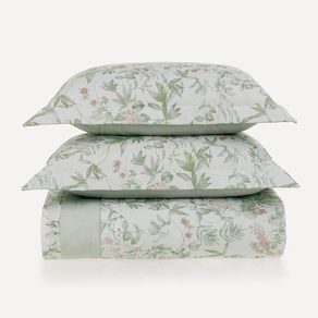Colcha Queen com 2 Porta-travesseiros 100% Algodão Naila