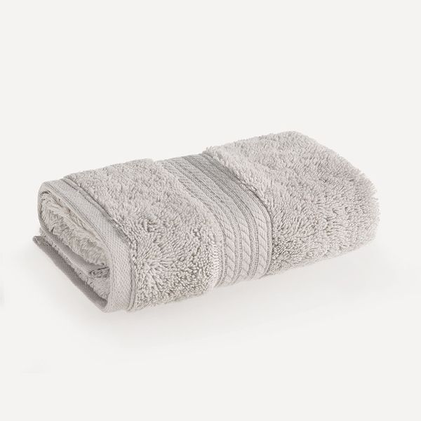 Toalha de Lavabo/Visita Fio Penteado 100% Algodão Magna Platina