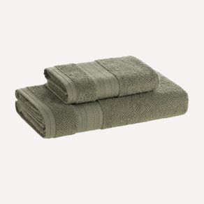 Kit Toalha de Banho e Rosto Empire Eucalipto